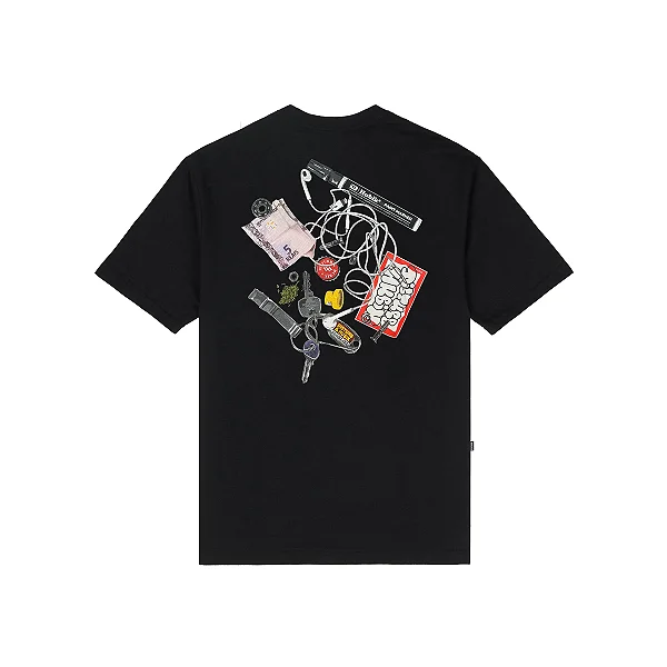 Camiseta Disturb Pocket Junk Tee in Black