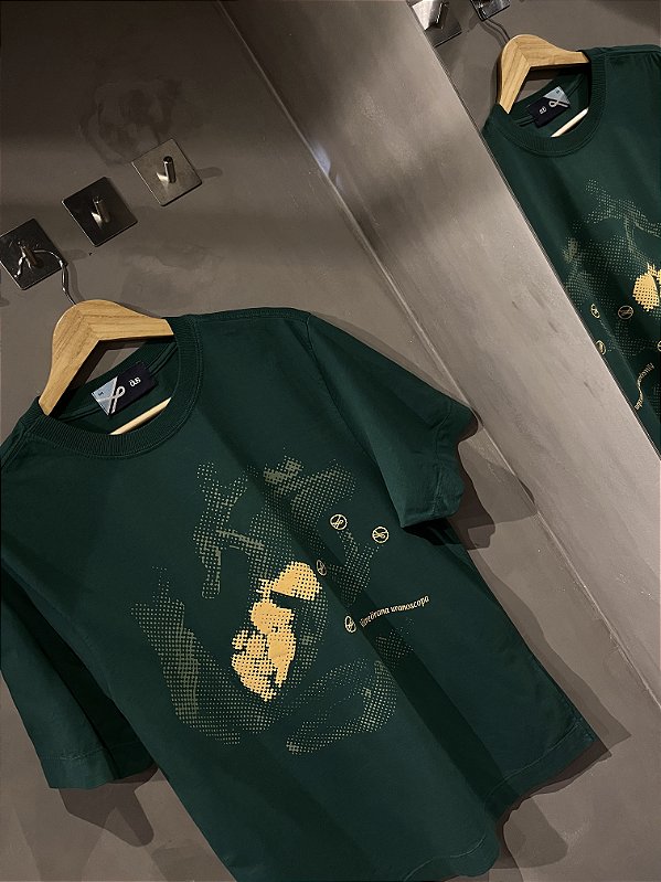 Camiseta Ous Anfibio Verde