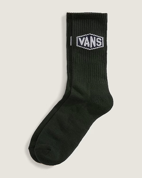 Meia Vans Stowers Crew Verde