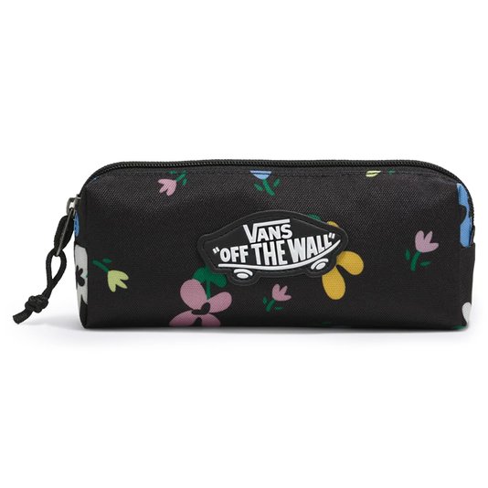 Estojo Vans Old Skool Pencil Penal Flower Preto
