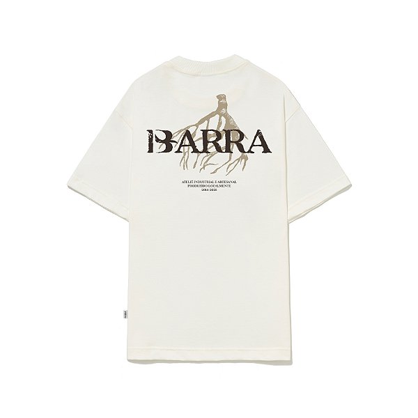 Camiseta Barra Raizes Institucional Off White