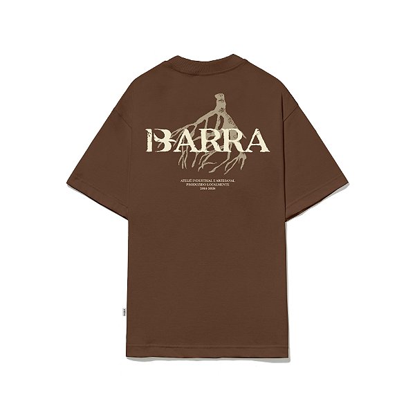 Camiseta Barra Raizes Institucional Marrom
