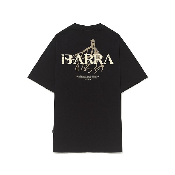 Camiseta Barra Raizes Institucional Preta