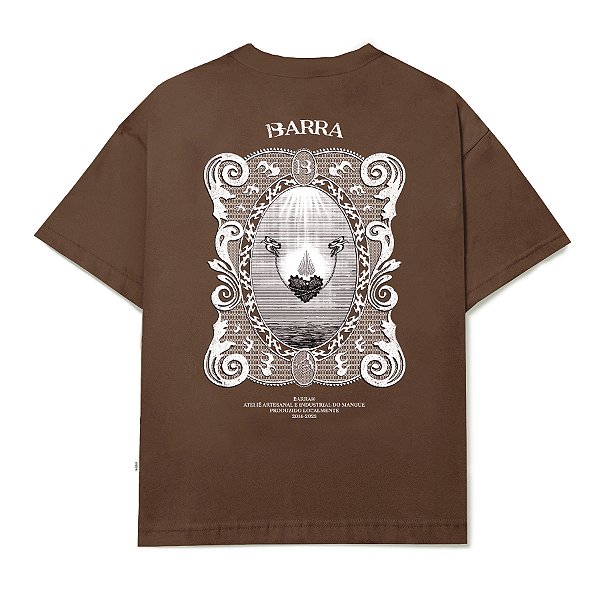 Camiseta Barra Atelie Marrom