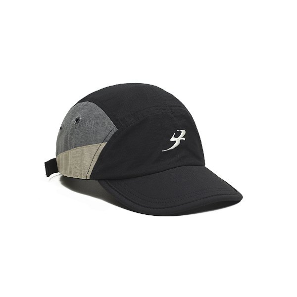 Boné Barra Five Panel B Garça Preto