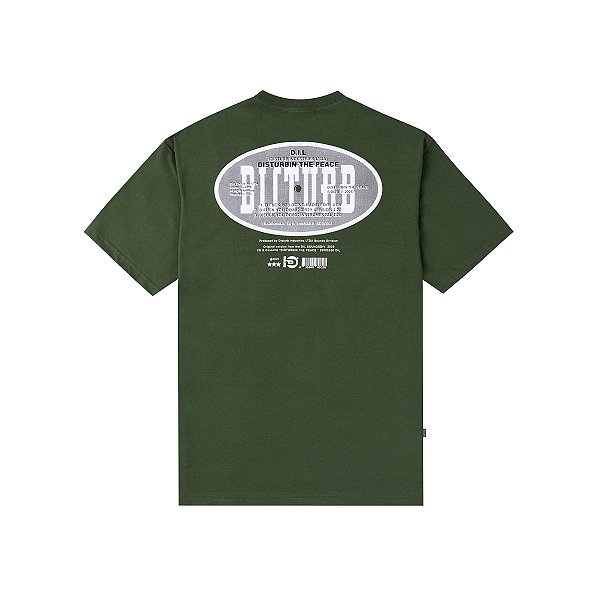 Camiseta DIsturb Disturbin The Peace in Green