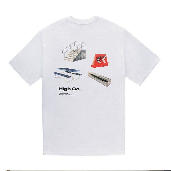 Camiseta High Company Tee Furniture White