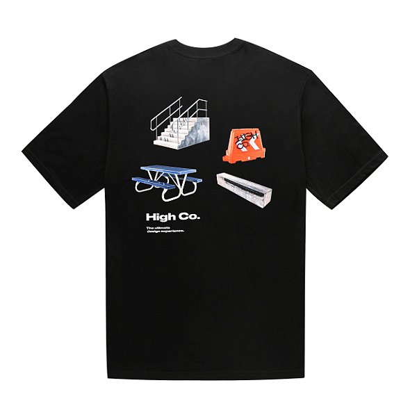 Camiseta High Company Tee Furniture Black
