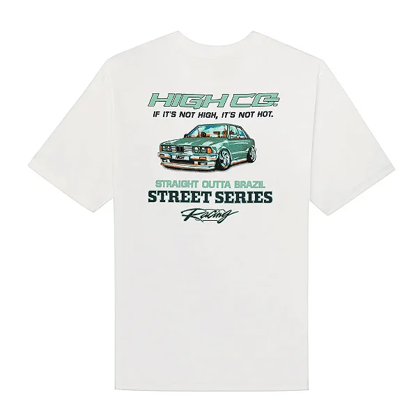 Camiseta High Company Tee Street Racing White