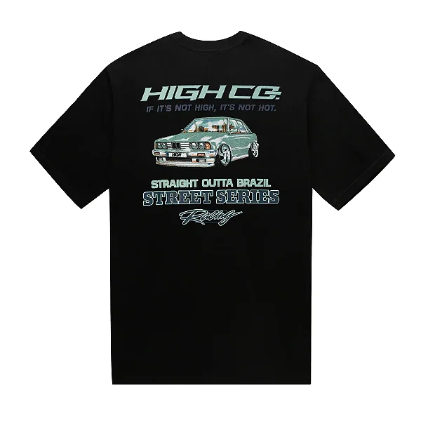 Camiseta High Company Tee Street Racing Black