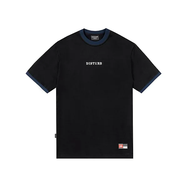 Camiseta Disturb Edge T Shirt in Black