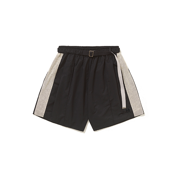 Short Barra "B Logo Textura " Preto