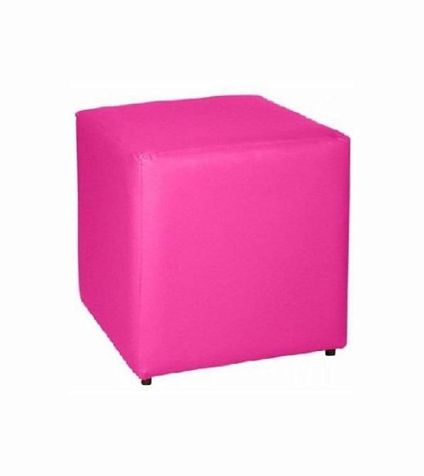 Puff Quadrado Pink - 35 x 45 cm