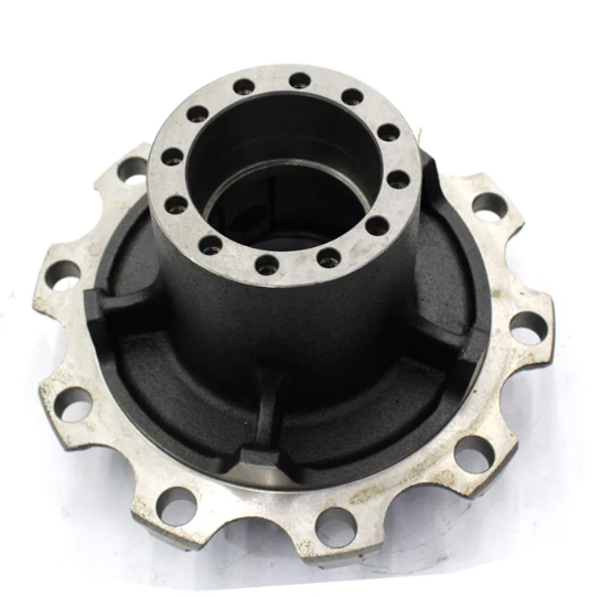 CUBO 10F RODA TRASEIRA VW CONSTELLATION/ONIBUS 13190/14190/15190 MOTOR EURO 5 | VW CONSTELLATION 14190/17190 EURO 6 (COM ABS) (ROLAMENTOS E E RETENTOR 02485BY) (ALTURA TOTAL 260MM)