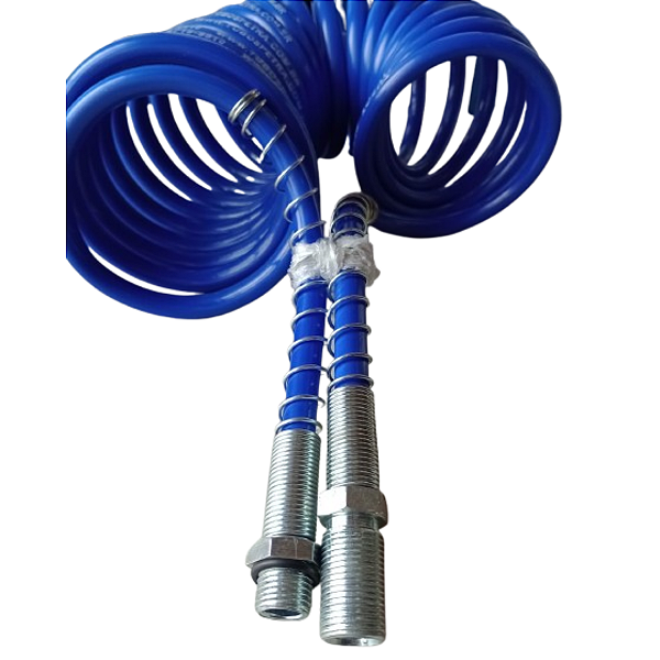 Mangueira Espiral Cavalo/carreta 5,500mm Machom16xm18 Azul