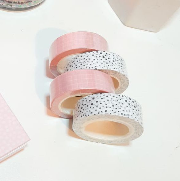 Washi Tape Risquinhos e Grid