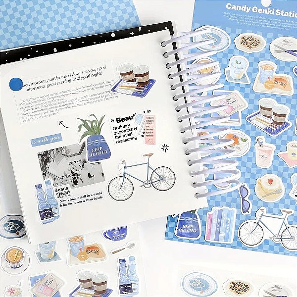 Cartela de Adesivos Verão 1