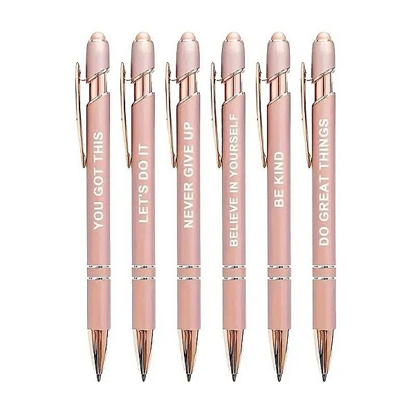 Caneta Luxo Touch Frases