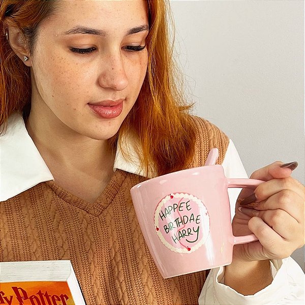 Caneca Harry Potter com Colher