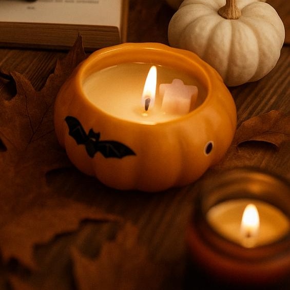 Velas Halloween Abóbora