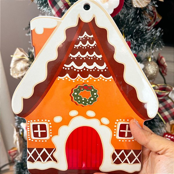 Descanso de Panela Gingerbread House