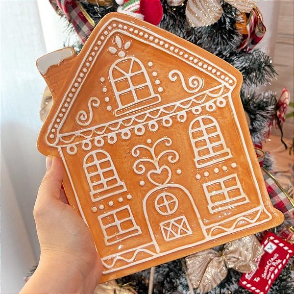 Bandeja Natal Gingerbread House