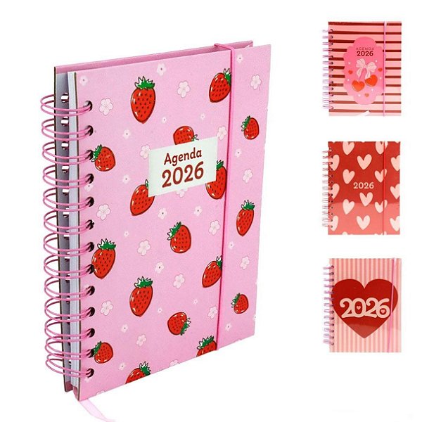 Agenda 2026 Coração Moranguinhos