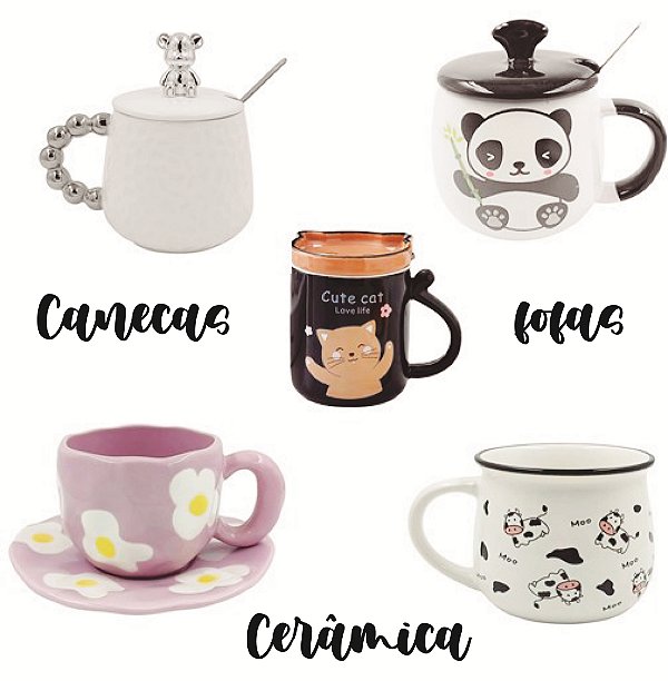 Caneca Cerâmica Fofa