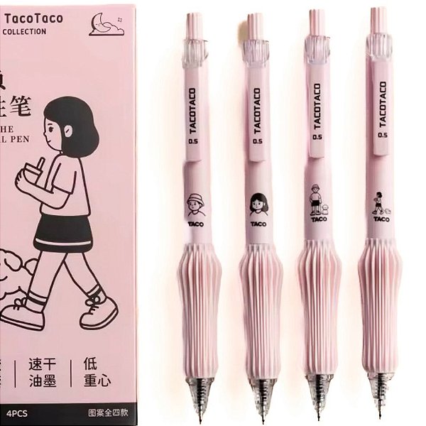 Caneta Taco Taco Rosa