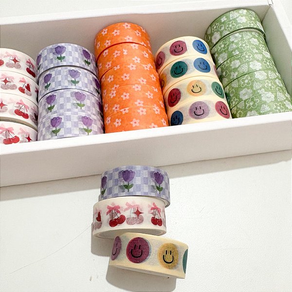 Washi Tape Padrão Girly - Estampas