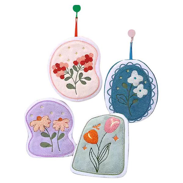 Toalha de Mão Luxo Floral