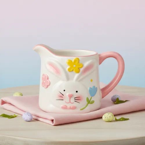Mini Jarra/ Leiteira Coelho Cerâmica