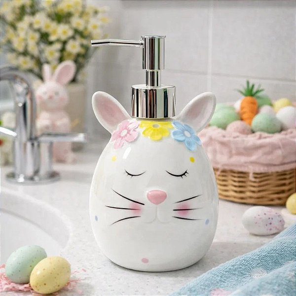 Porta Sabonete/Detergente Coelho