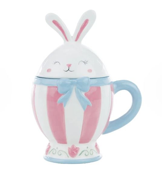 Caneca Luxo Coelho Com Tampa