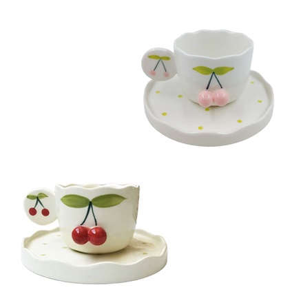 Caneca Cerâmica Cereja