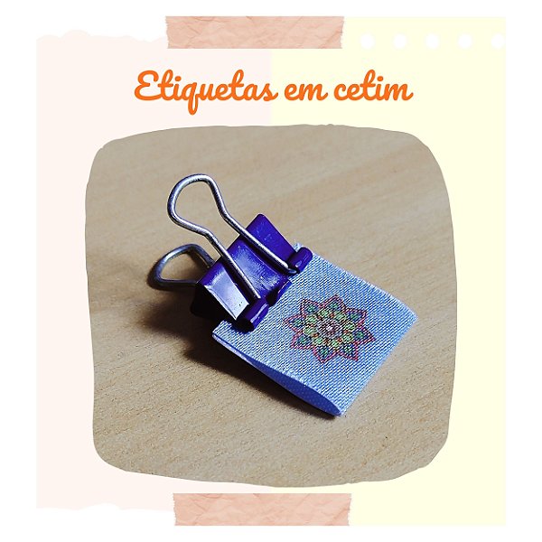 Etiqueta personalizada  2x4cm - 100 unidades