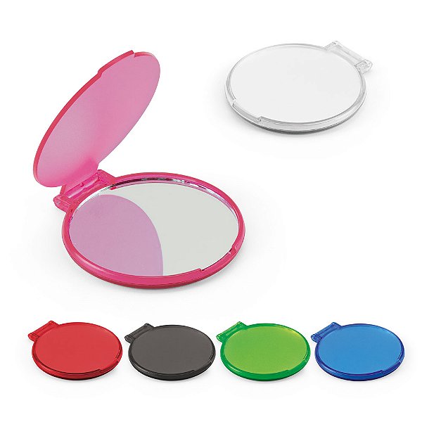 100 Espelhos de Maquiagem Redondos Personalizados (Diversas Cores!) Personalização Já Inclusa!
