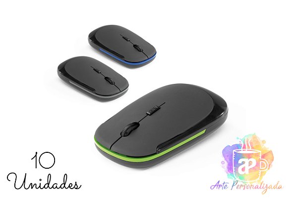 Mouses Wireless Personalizados - Personalização Já Inclusa! Mínimo 10 Unidades
