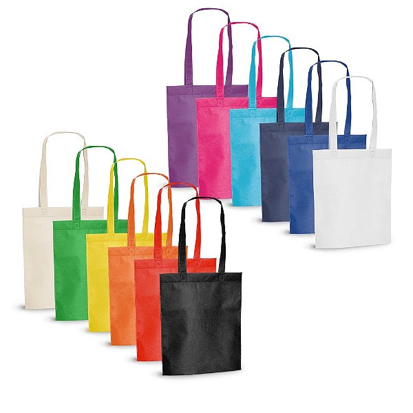 Sacola Colorida em Non-Woven Personalizada - Mínimo 10 Unidades