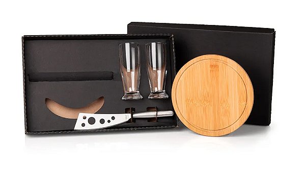 Kit Personalizado Para Queijo e Cerveja - Mínimo de 10 Kits