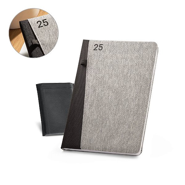Agenda A5 personalizada em PET - Mínimo 10 Unidades