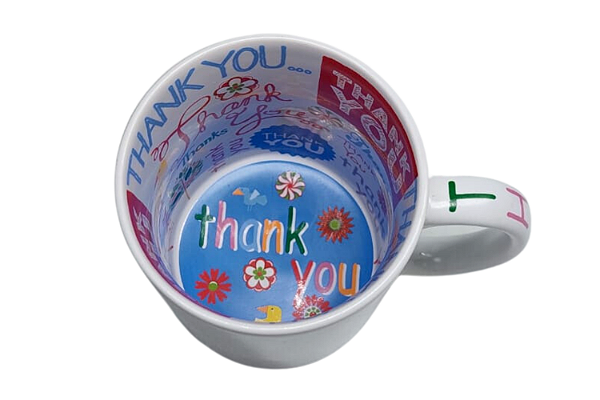 Caneca Personalizada Estampa Interna Porcelana 325ml (Diversas Estampas!) Personalização Já Inclusa!