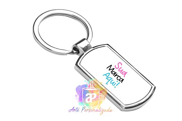 Chaveiro Personalizado Metal Personalização Já Inclusa!