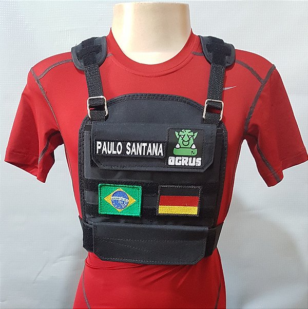 Colete de peso - OGRUS até 10 kg - PRETO