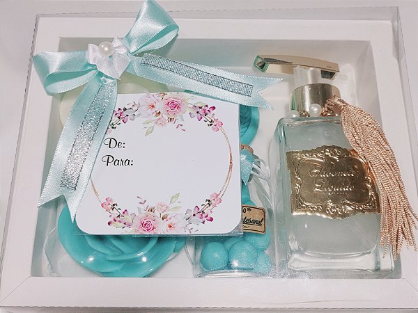 Kit Presente de Aniversário: Sabonete Líquido Luxo com Sabonetes