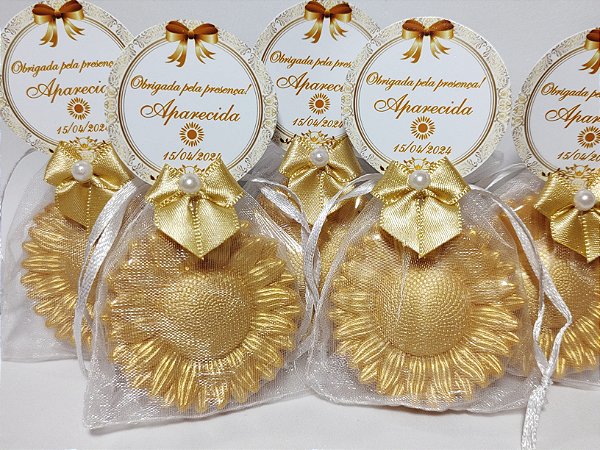 Lembrancinha Personalizada Sabonete Girassol