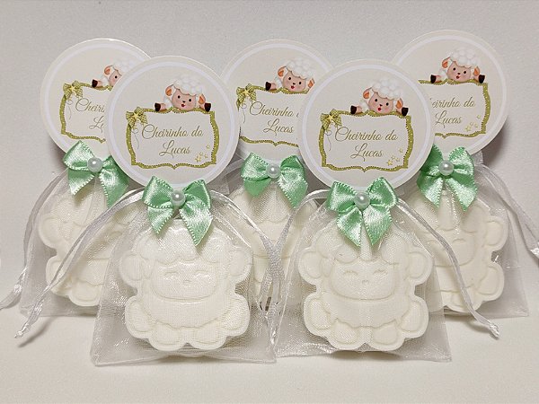 Lembrancinha Chá de Bebê Menino: Sabonete Ovelha/Ovelhinha