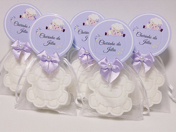Lembrancinha Chá de Bebê Menina: Sabonete Ovelha/Ovelhinha