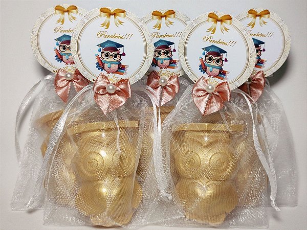 Lembrancinha para Professores: Sabonete Coruja - Corujinha