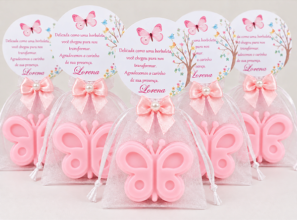 Lembrancinha Personalizada Sabonete Borboleta